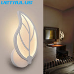Modern Leaf Design Ceiling Chandelier & Wall Lamps Set