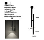 Modern Nordic Pendant Light: 2*5W LED Aluminum Fixture for Kitchen Island, Bar, Hotel