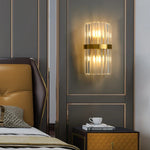 Crystal LED Wall Sconce Light for Bedroom and Corridor