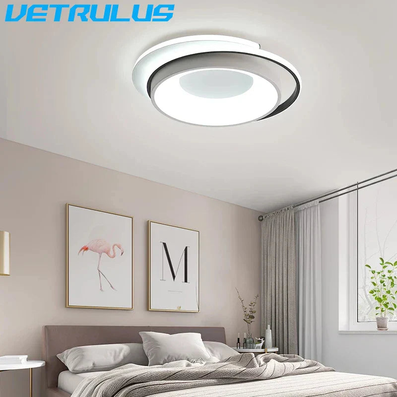 LED Chandelier Light for Living Dining Room, Modern Acrylic Surface Mounted Fixture