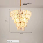 Agate Designer LED Chandelier by for Stylish Illumination in Dining Room