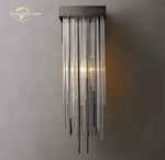 Glass Rod LED Wall Lamps - Modern Cascada Sconce for Home Decor