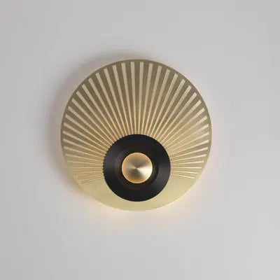 Round Stainless Steel LED Wall Lamp for Modern Decor in Home, Store