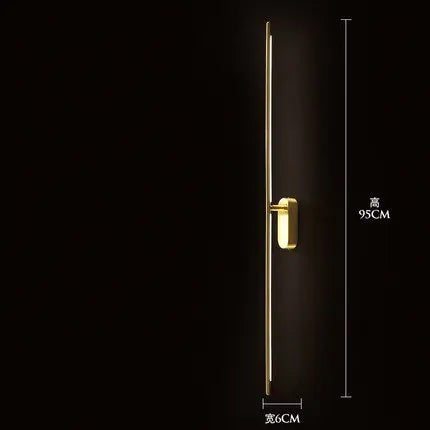 Nordic Minimalist Wall Lamp - LED Living Room Bedroom Decor