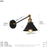 Vintage Industrial Wall Light Sconce LED Retro Bedroom Stair Loft Up Down Lamp