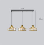K9 Crystal Pendant Chandelier Modern Living Room Ceiling Lamp LED Hall Decor