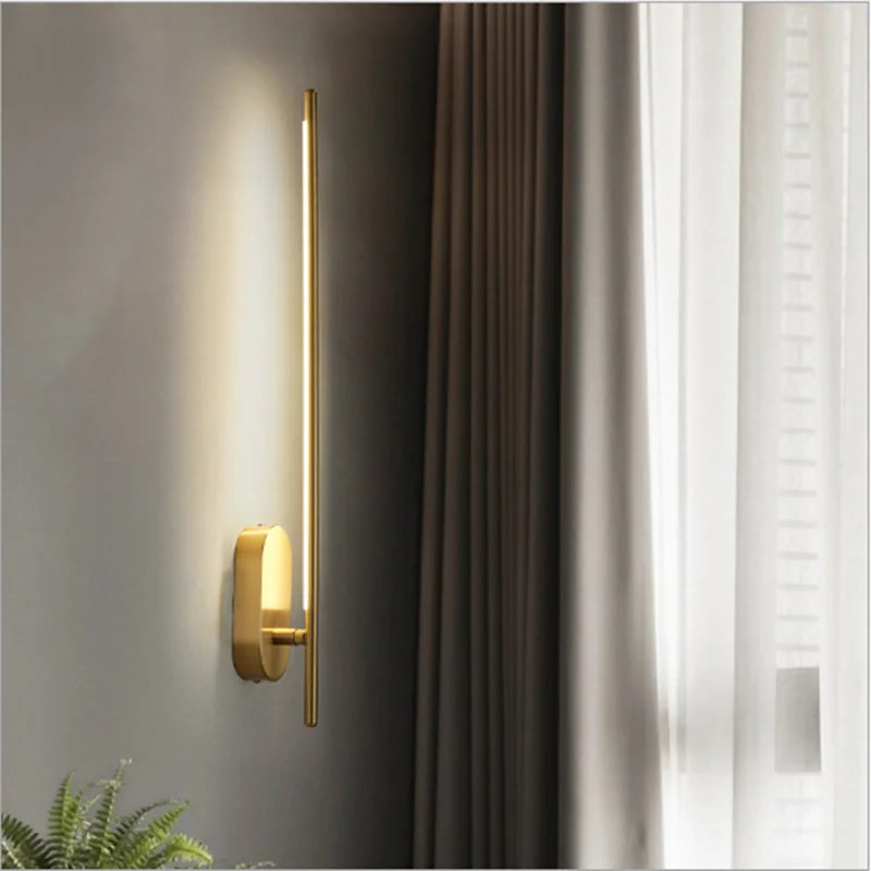 Nordic Minimalist Wall Lamp - LED Living Room Bedroom Decor