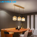 Crystal LED Pendant Chandelier for Dining Living Room Decor