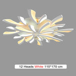 Modern LED Branch Chandelier for Dining Living Study Room Lighting Fixtures