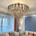 Crystal Chandelier: Post Modern Luxury Living Room Light