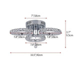 Modern Crystal Chandelier Ceiling Lamp for Bedroom Living Dining Room