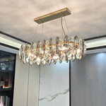 Crystal Chandelier: Elegant Nordic Design for Living, Dining, Bedroom