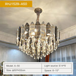 Crystal Chandelier: Post Modern Luxury Living Room Light