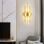 Gold Black LED Wall Sconce Light for Bedroom Corridor