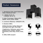 180 Adjustable LED GU10 Downlight Surface Mount Spotlight