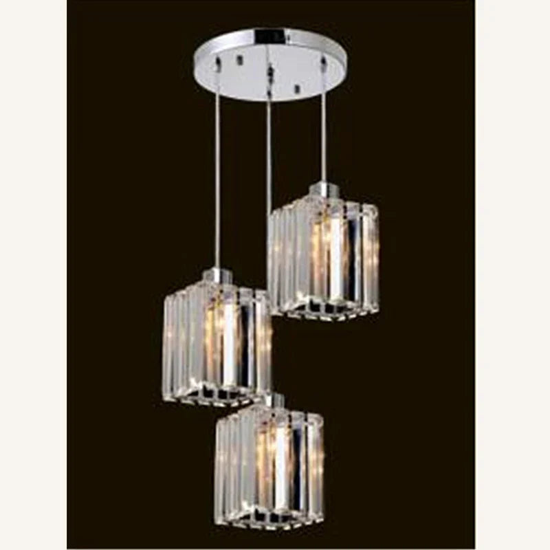 Modern K9 Crystal Ceiling Chandelier | Creative Staircase & Dining Room Pendant Light