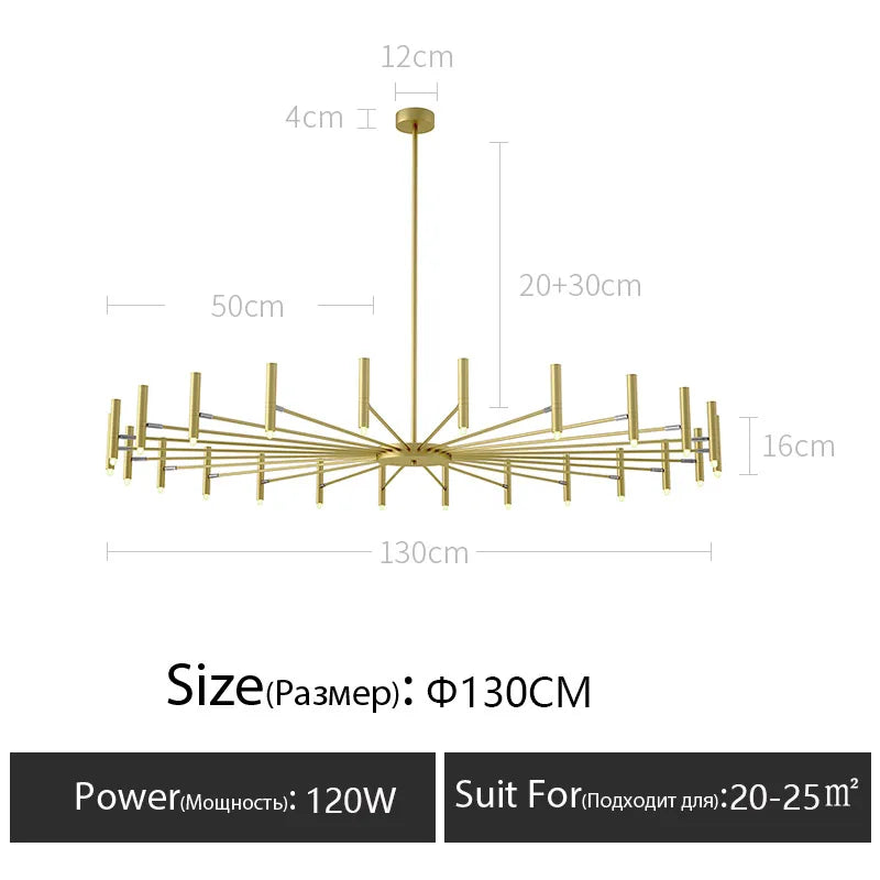 Modern Metal LED Ceiling Chandelier for Bedroom Home Decor Lighting