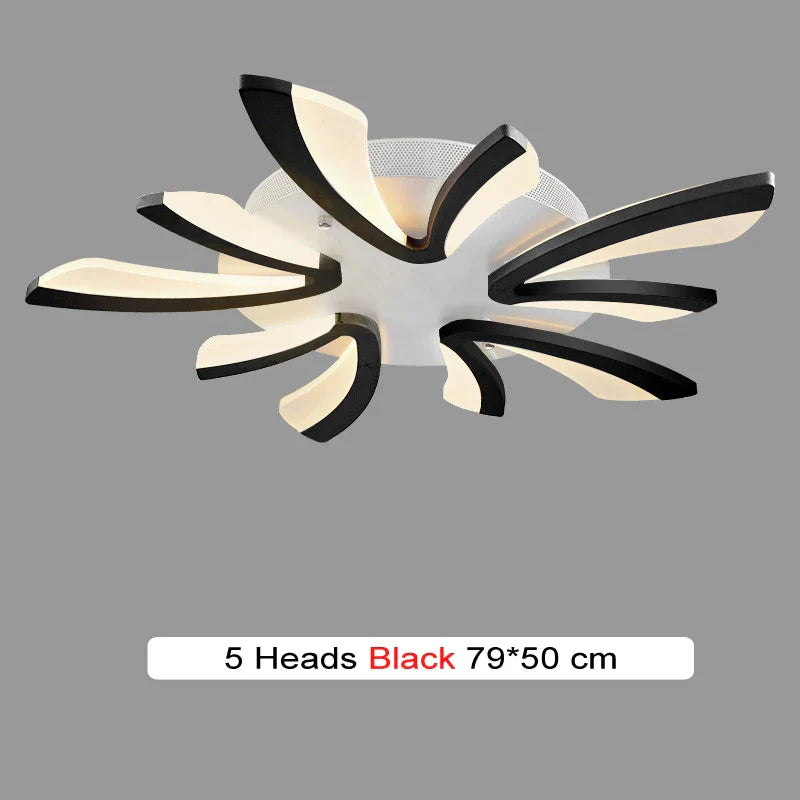 Branch Design LED Chandelier: Modern Nordic Acrylic Ceiling Light for Stylish Living Room Décor