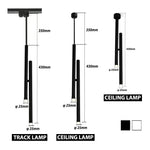 LED Pendant Light 10W Surface Mounted COB Adjustable Ceiling Lamp for Living Room