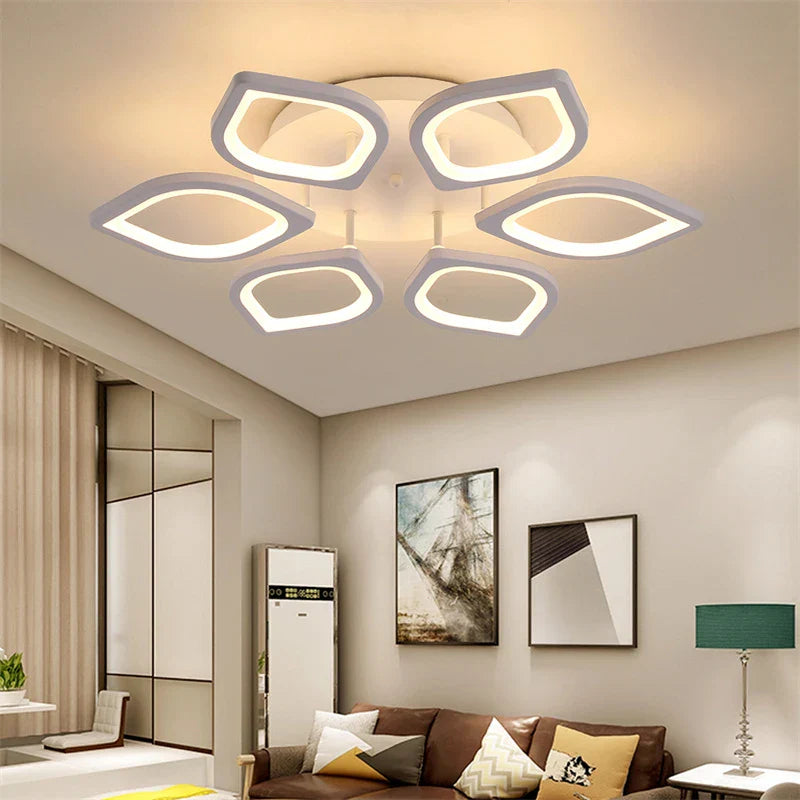 Modern Acrylic LED Chandelier Ceiling Light for Living Room Bedroom Decor