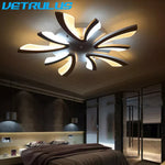 Branch Design LED Chandelier: Modern Nordic Acrylic Ceiling Light for Stylish Living Room Décor