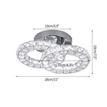 Luxury Crystal Ceiling Chandelier LED Light for Home Decor and Hotel Lighting