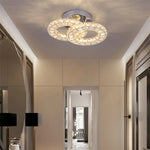 Modern K9 Crystal LED Ceiling Chandelier for Home Decor