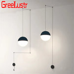 Geometric Glass Ball LED Pendant Chandelier Ceiling Lamp for Living Dining Bedroom