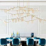 Gold Bubble Chandelier G9 LED Tassel Kitchen Island Lighting
