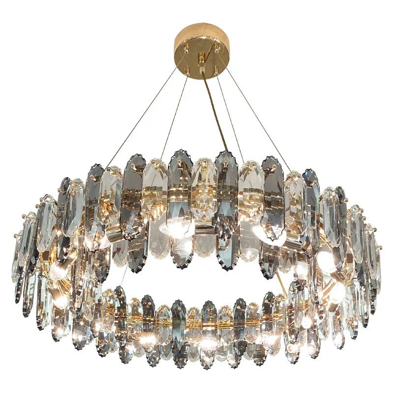 Crystal Chandelier: Elegant Nordic Design for Living, Dining, Bedroom