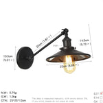 Vintage Industrial Wall Light Sconce LED Retro Bedroom Stair Loft Up Down Lamp