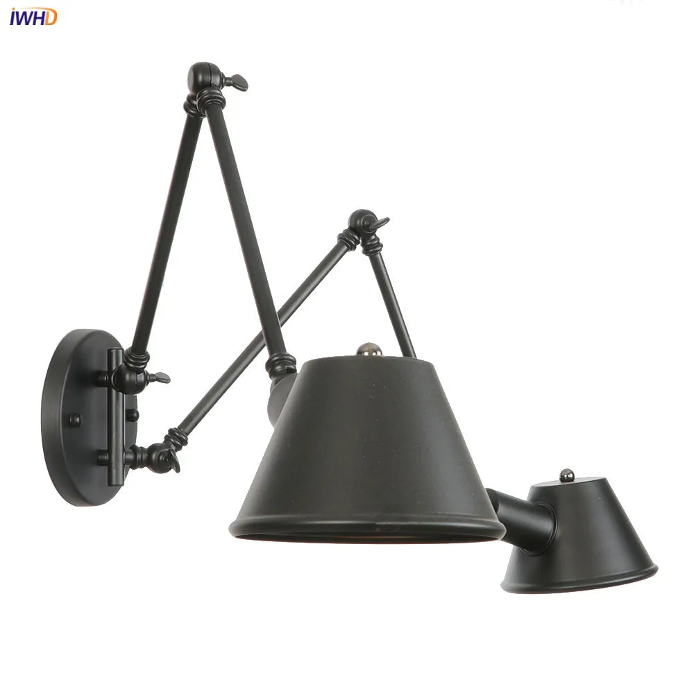Vintage Industrial 2-Head Wall Lamp