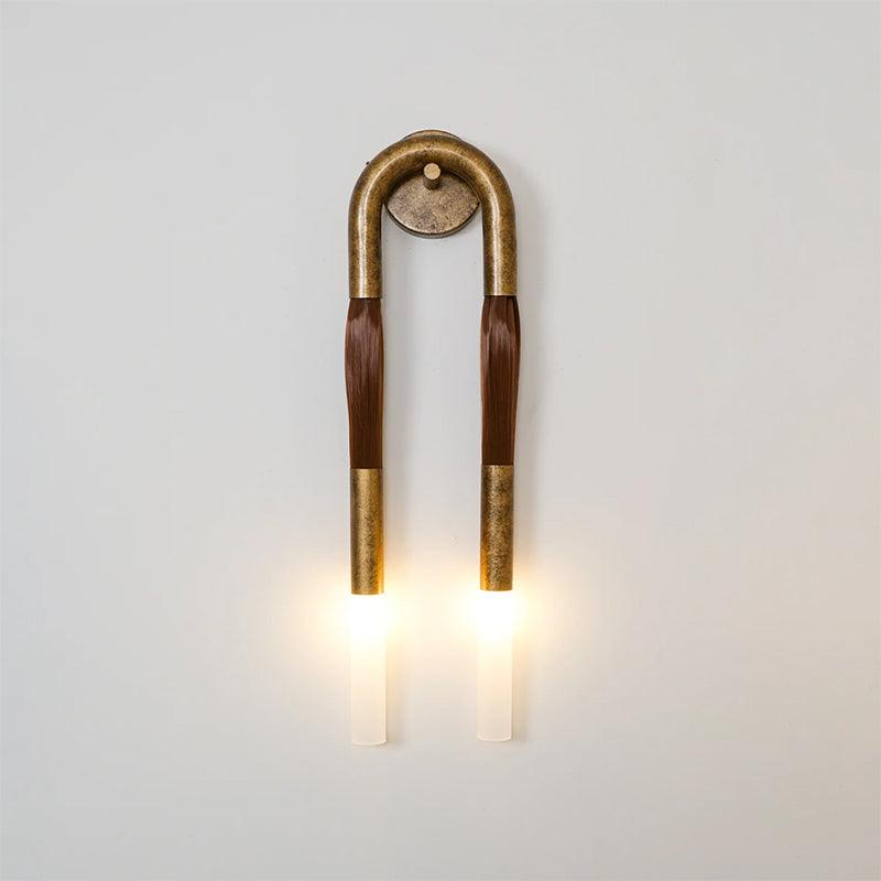 Horsehair Wall Lamp 7.1"
