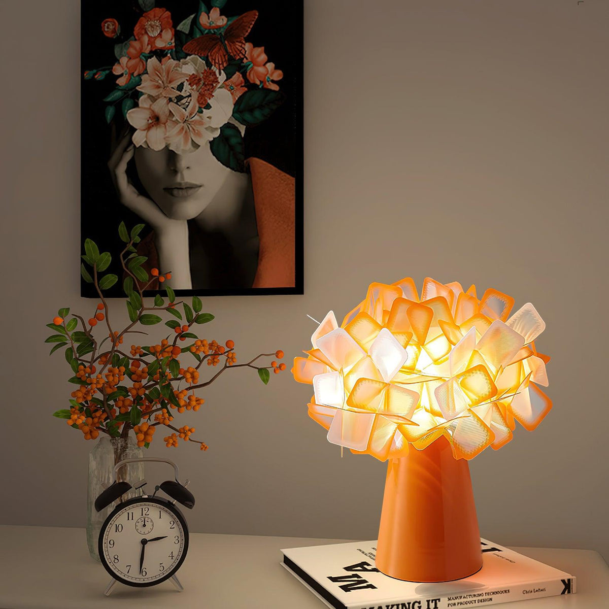 Illis Flower Table Lamp 10.2"