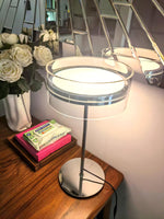 Impex Florina Chrome Table Lamp