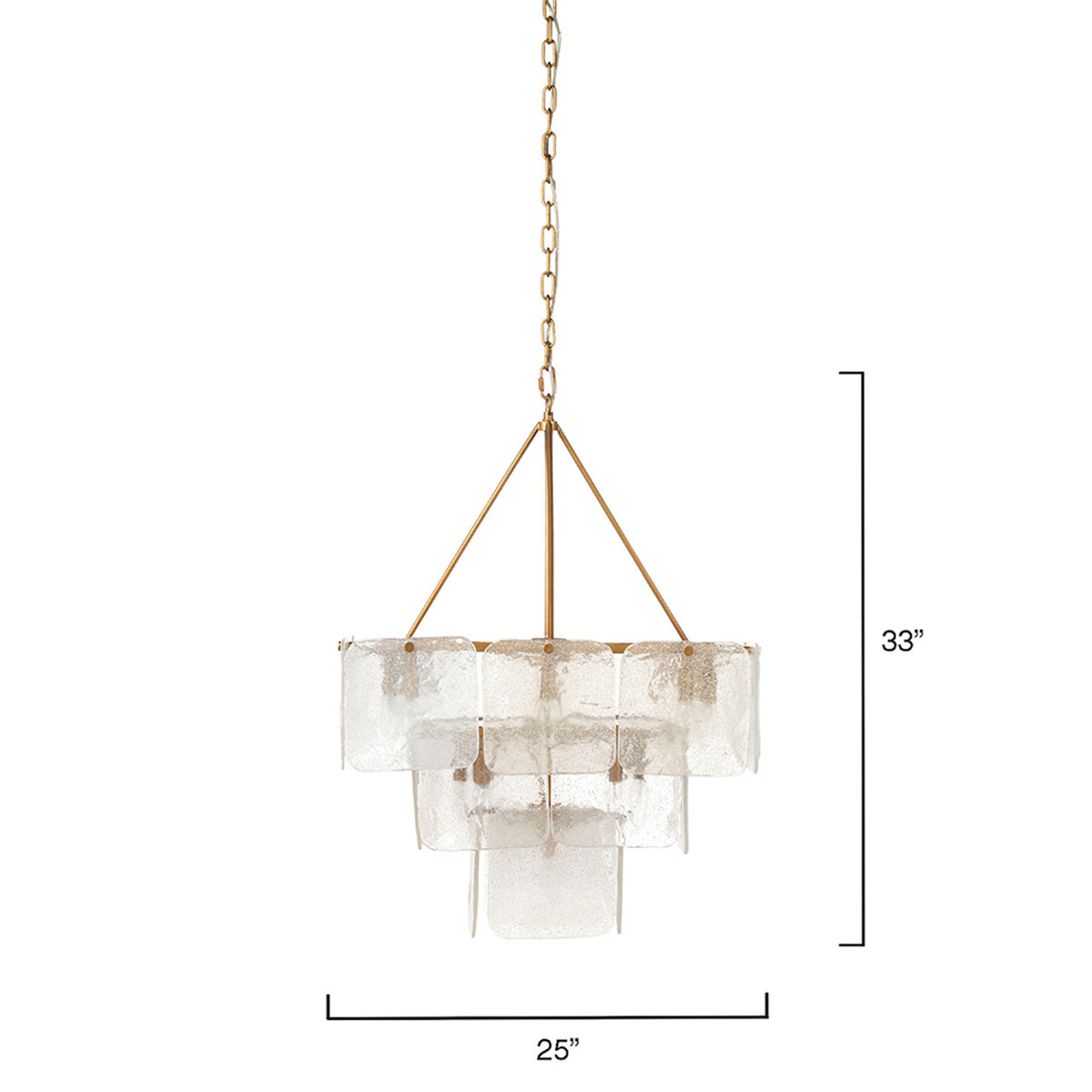 Jamie Young Perignon Three Tier Chandelier