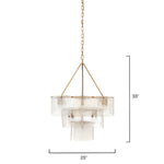 Jamie Young Perignon Three Tier Chandelier