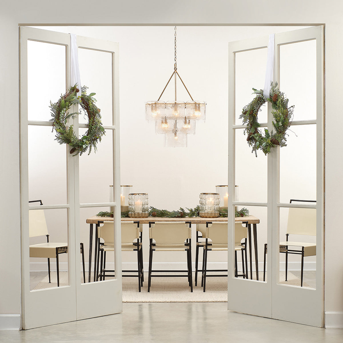 Jamie Young Perignon Three Tier Chandelier