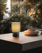Japanese Wabi Sabi Table Lamp 11.8"