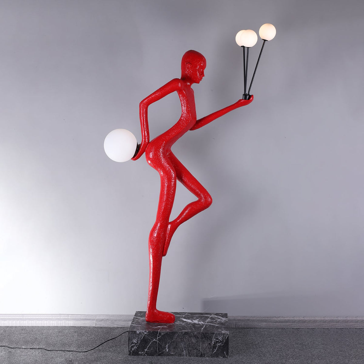 Juggling Sculptor Floor Lamp