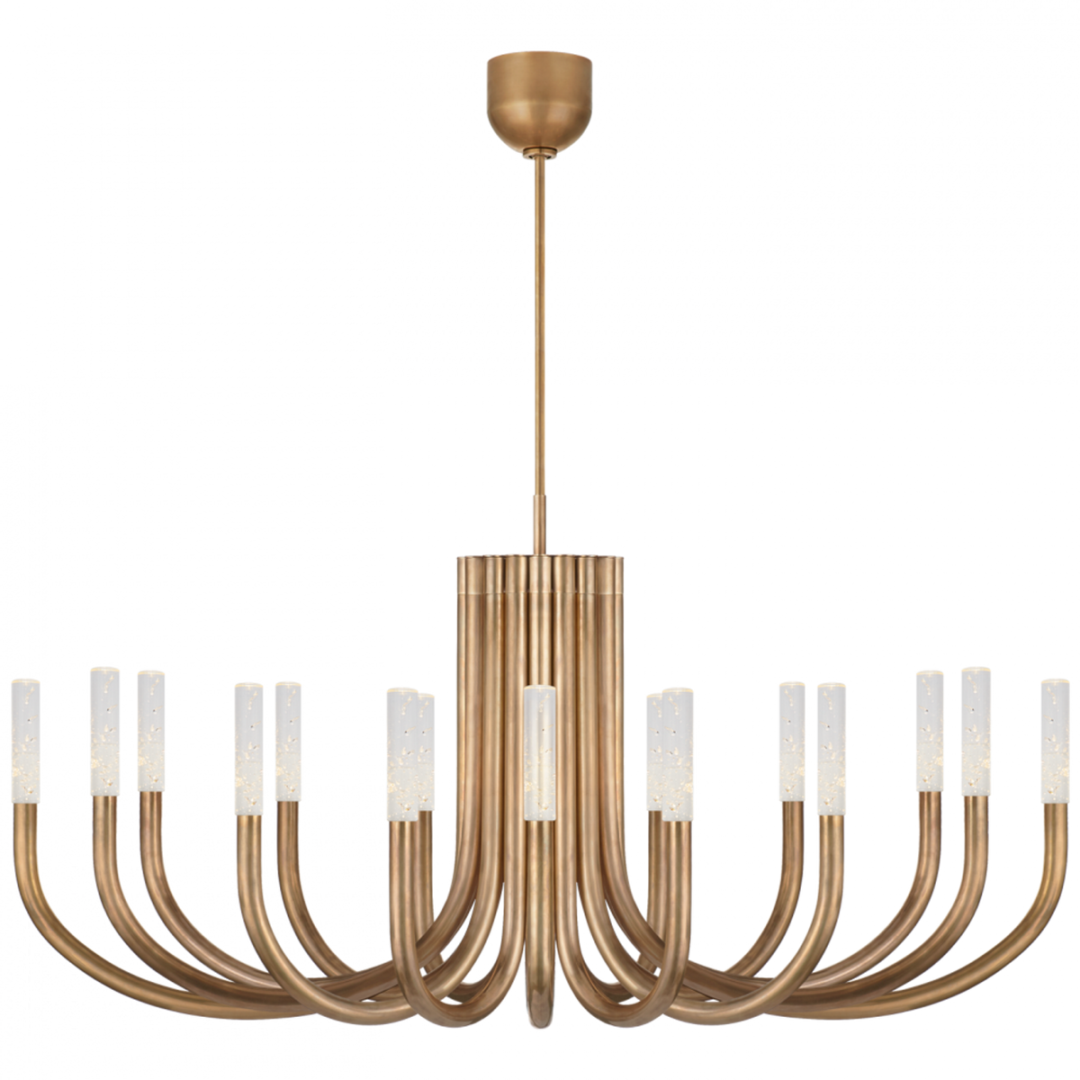 Capri Abalone Chandelier, 6-Light, Natural, 46.5"H (16-1043 504WY5J)