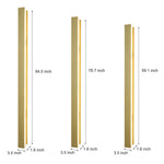 Outdoor Waterproof Rust-proof Minimalist Strip LED Wall Sconces Garden Light