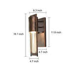 Antique Waterproof Glass Modern Outdoor Wall Sconce Lighting Wall Lamp