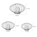 Mushroom Cage Shape LED Waterproof Modern Lawn Lamp Outdoor Lights