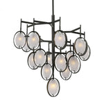 Maxin Chandelier, 15-Light, Dark Hammered Bronze, 36"W (21344 A69RR)