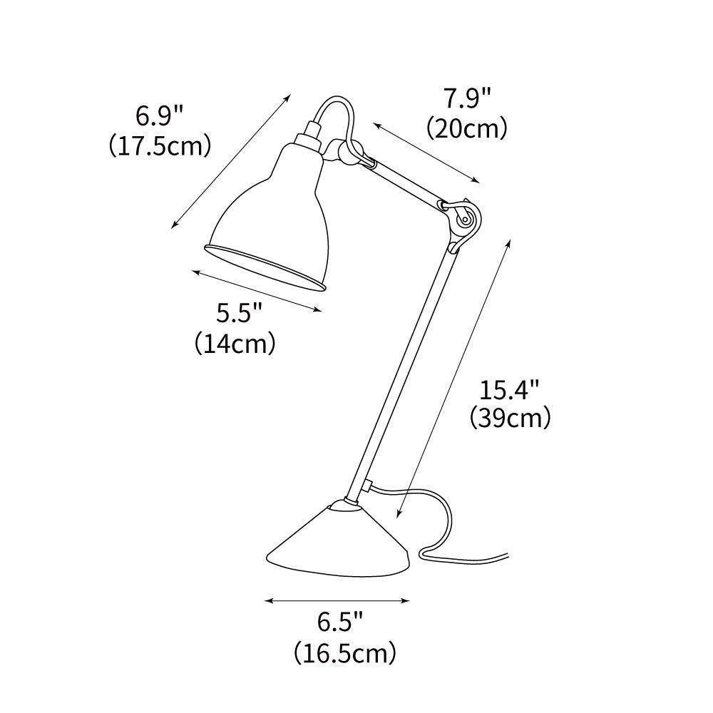 Versa Glide G205 Table Lamp 6.5″