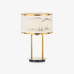 Landscape Painting Table Lamp