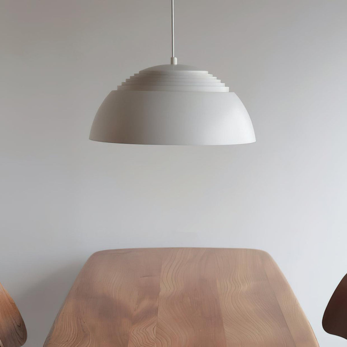 Large Bowl Wave Pendant Lamp 13.8"