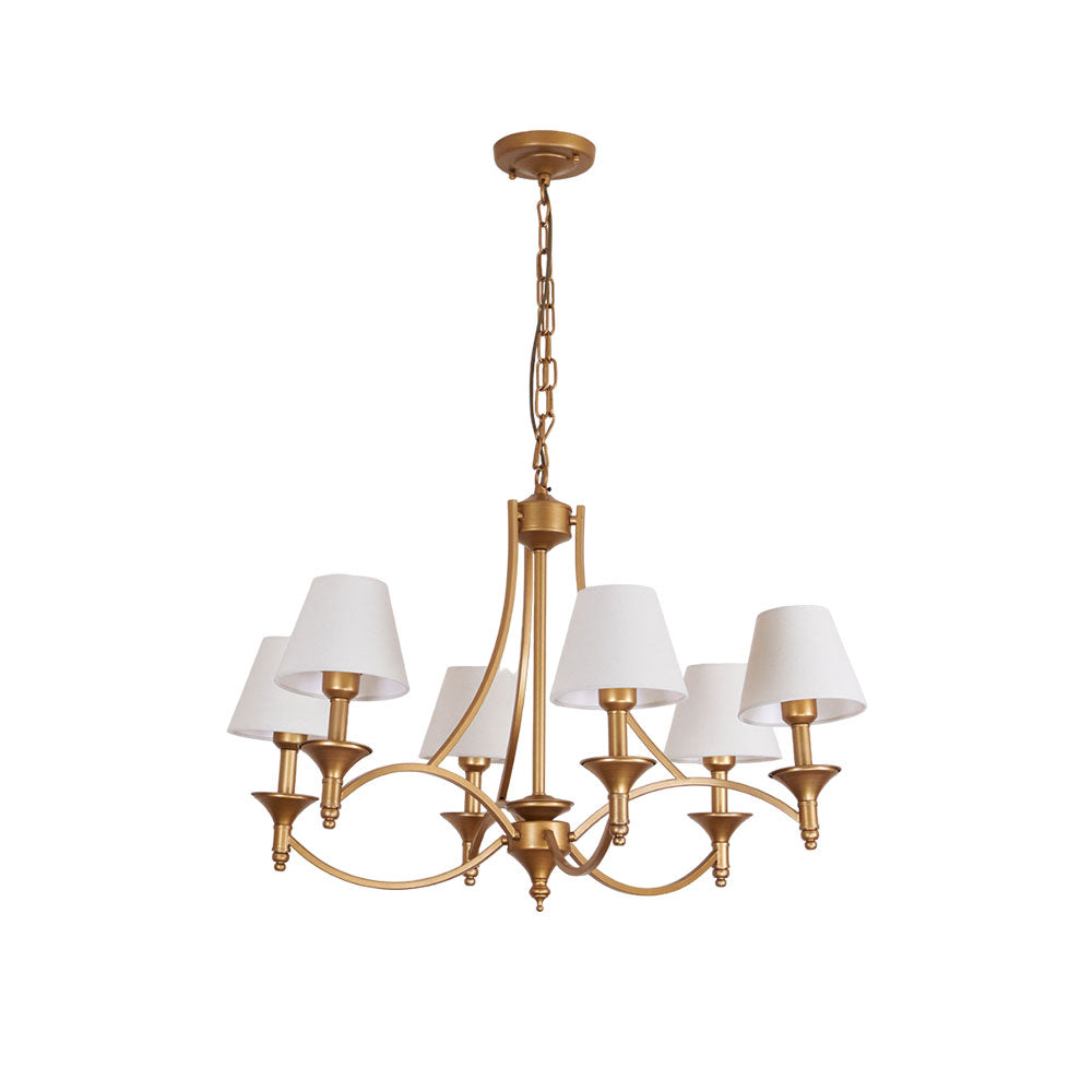 Lenore Aged Gold Chandelier