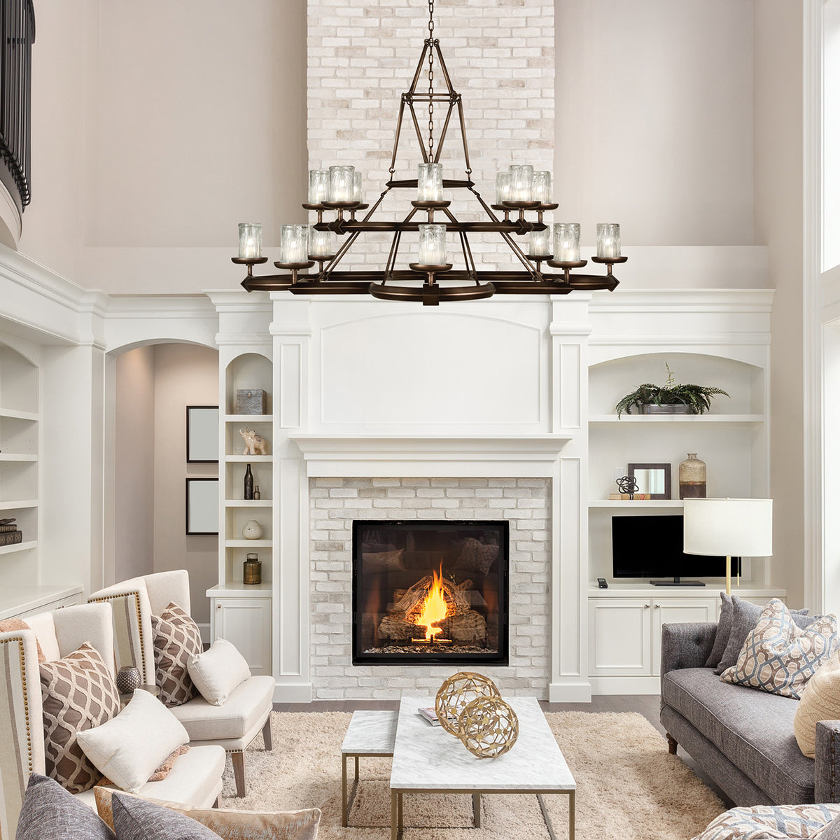 LIAISON 58" Round Chandelier